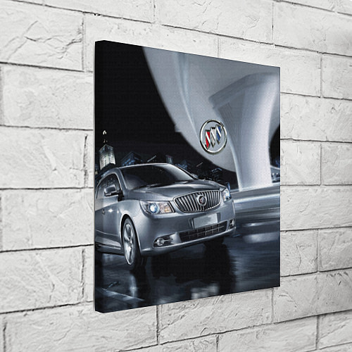 Картина квадратная Buick в ночном городе / 3D-принт – фото 3