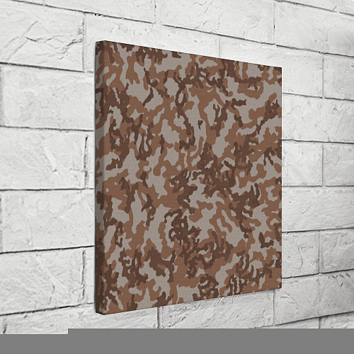 Картина квадратная Камуфляж ВСР-84 песчаный / 3D-принт – фото 3
