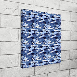 Холст квадратный Камуфляж Navi Camo, цвет: 3D-принт — фото 2