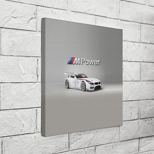 Картина квадратная BMW Z4 GT3 - Motorsport - racing team / 3D-принт – фото 3