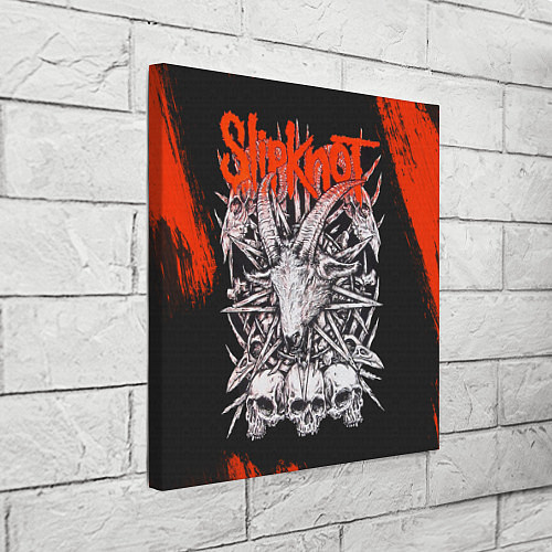 Картина квадратная Slipknot черепа / 3D-принт – фото 3