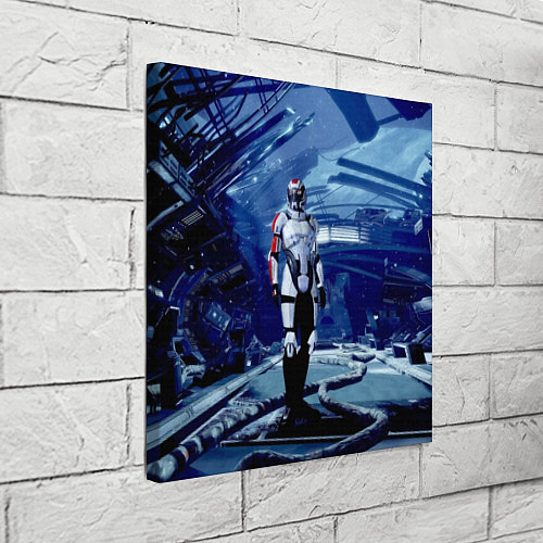 Картина квадратная Mass Effect 2 - место гибели Нормандии / 3D-принт – фото 3