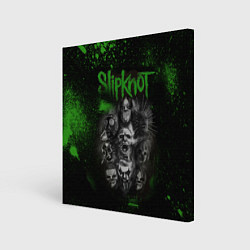 Картина квадратная Slipknot green