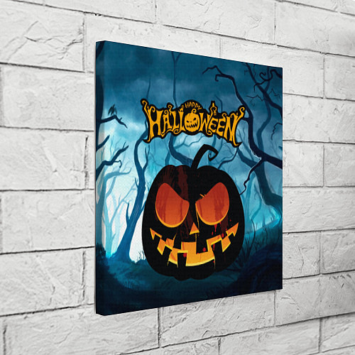 Картина квадратная Halloween pumpkins / 3D-принт – фото 3