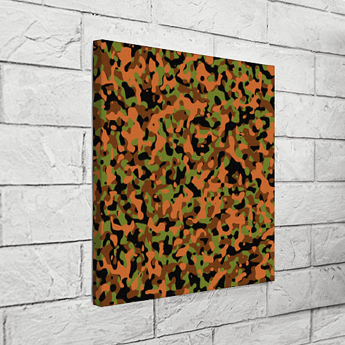 Картина квадратная Камуфляж осенний лес мелкий / 3D-принт – фото 3