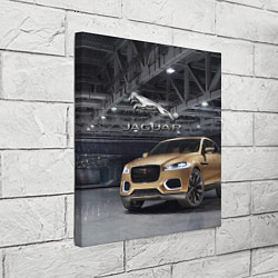 Холст квадратный Jaguar - зачётное точило!, цвет: 3D-принт — фото 2