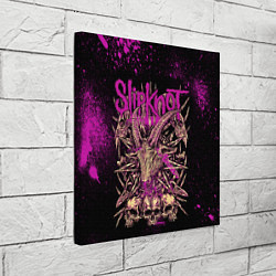 Холст квадратный Slipknot pink, цвет: 3D-принт — фото 2