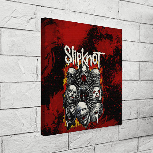 Картина квадратная Slipknot rock / 3D-принт – фото 3