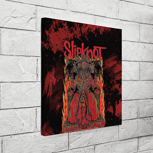Картина квадратная Slipknot black and red / 3D-принт – фото 3