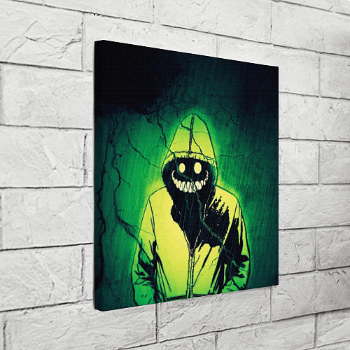 Картина квадратная Halloween - призрак в плаще / 3D-принт – фото 3