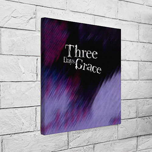 Картина квадратная Three Days Grace lilac / 3D-принт – фото 3