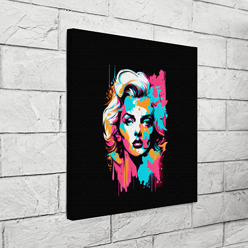 Картина квадратная Мэрилин Монро - поп арт / 3D-принт – фото 3