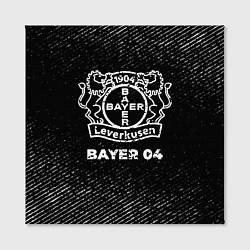 Холст квадратный Bayer 04 с потертостями на темном фоне, цвет: 3D-принт — фото 2