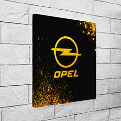 Холст квадратный Opel - gold gradient, цвет: 3D-принт — фото 2