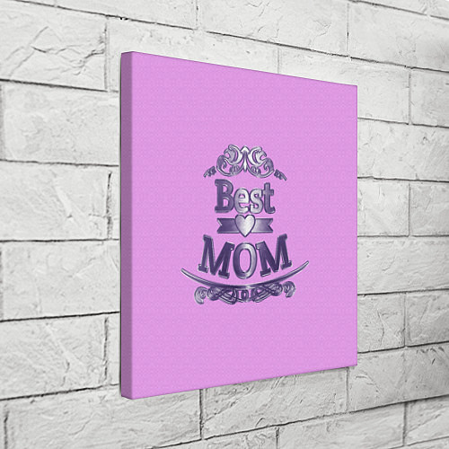 Картина квадратная День матери - Лучшая Мама / 3D-принт – фото 3