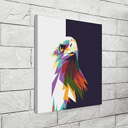 Холст квадратный Орел-птица гордая, цвет: 3D-принт — фото 2