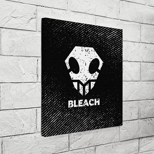 Картина квадратная Bleach с потертостями на темном фоне / 3D-принт – фото 3