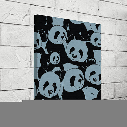 Картина квадратная Panda summer song / 3D-принт – фото 3