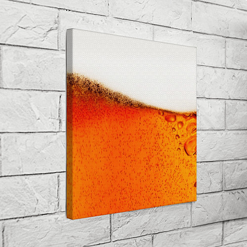 Картина квадратная Тёмное пиво / 3D-принт – фото 3