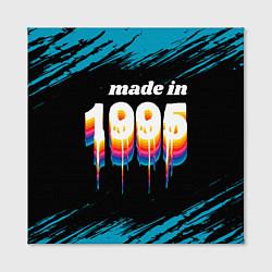 Холст квадратный Made in 1995: liquid art, цвет: 3D-принт — фото 2