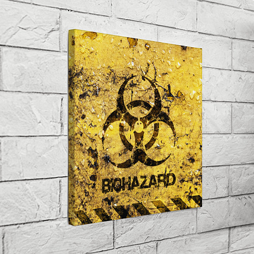 Картина квадратная Danger biohazard / 3D-принт – фото 3