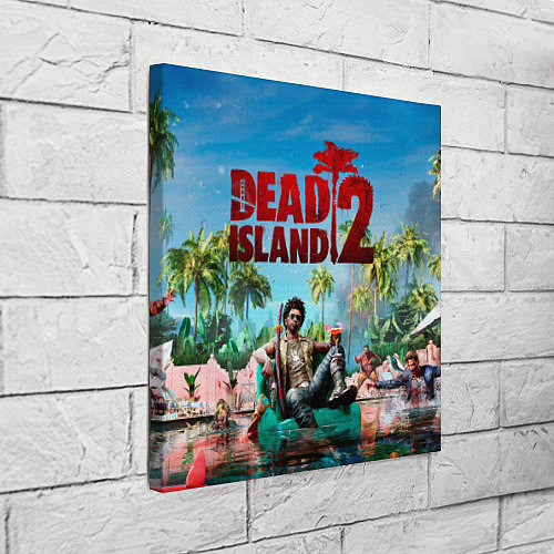 Картина квадратная Dead island two / 3D-принт – фото 3