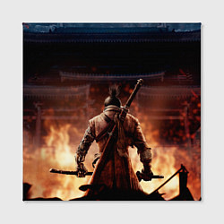 Холст квадратный Sekiro: Shadows Die Twice, цвет: 3D-принт — фото 2