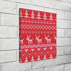 Холст квадратный Тёплые олени, цвет: 3D-принт — фото 2