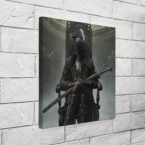 Картина квадратная Bloodborne охотник / 3D-принт – фото 3