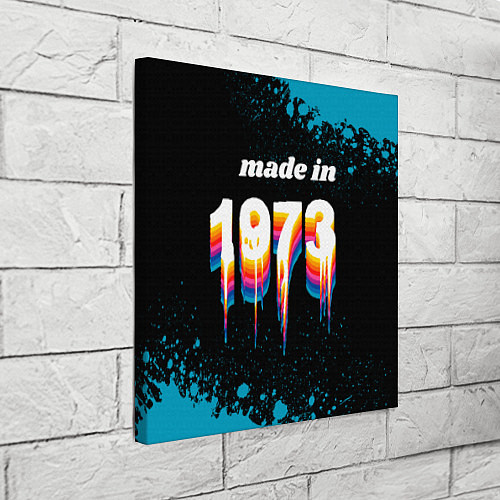 Картина квадратная Made in 1973: liquid art / 3D-принт – фото 3