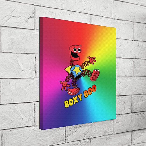 Картина квадратная Project Playtime: Boxy Boo / 3D-принт – фото 3