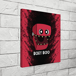 Холст квадратный Бокси Бу - персонаж Поппи Плейтайм, цвет: 3D-принт — фото 2