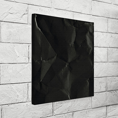 Картина квадратная Эффект мятой бумаги / 3D-принт – фото 3