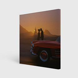 Картина квадратная Романтическое свидание