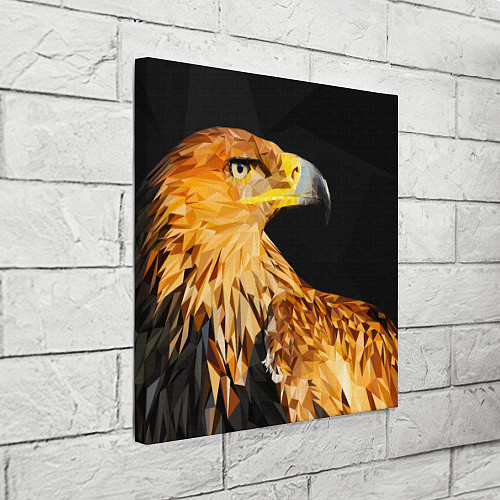 Картина квадратная Орёл полигональный / 3D-принт – фото 3
