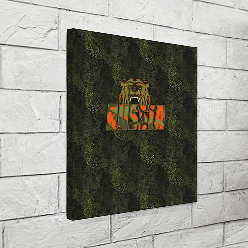 Картина квадратная Russia камуфляж / 3D-принт – фото 3
