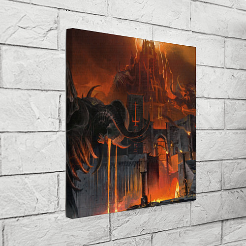 Картина квадратная Замок в аду / 3D-принт – фото 3