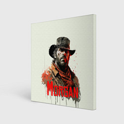 Холст квадратный Arthur Morgan painting, цвет: 3D-принт