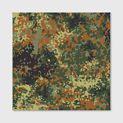 Холст квадратный Камуфляж Бундесвер, цвет: 3D-принт — фото 2