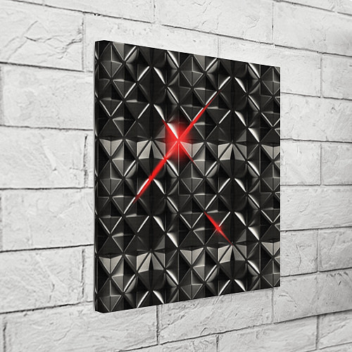 Картина квадратная Металлические плитки / 3D-принт – фото 3