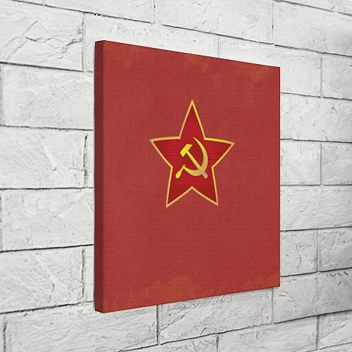 Картина квадратная Советская звезда / 3D-принт – фото 3