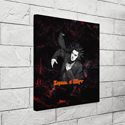 Холст квадратный Черно-белый рисунок Горшка КиШ, цвет: 3D-принт — фото 2