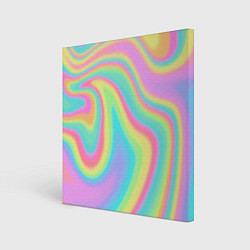 Холст квадратный Голографическая текстура, цвет: 3D-принт