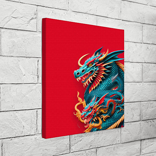 Картина квадратная Japanese dragon - irezumi / 3D-принт – фото 3