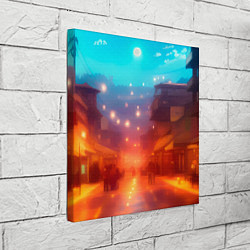 Холст квадратный Пригород Токио-арт, цвет: 3D-принт — фото 2