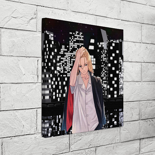 Картина квадратная Токийские мстители ночной город / 3D-принт – фото 3