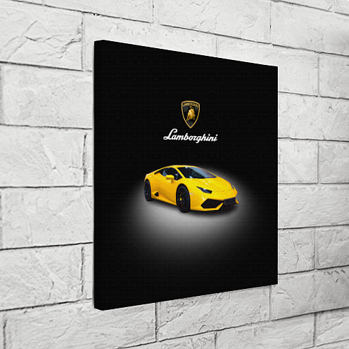 Картина квадратная Спорткар Lamborghini Aventador / 3D-принт – фото 3