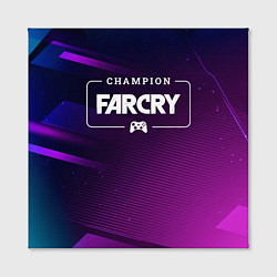 Холст квадратный Far Cry gaming champion: рамка с лого и джойстиком, цвет: 3D-принт — фото 2