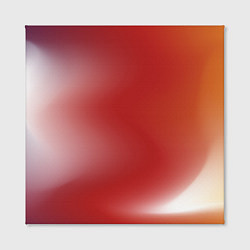 Холст квадратный Градиент красный, цвет: 3D-принт — фото 2