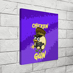Холст квадратный Чикен Ган - цыпленок, цвет: 3D-принт — фото 2